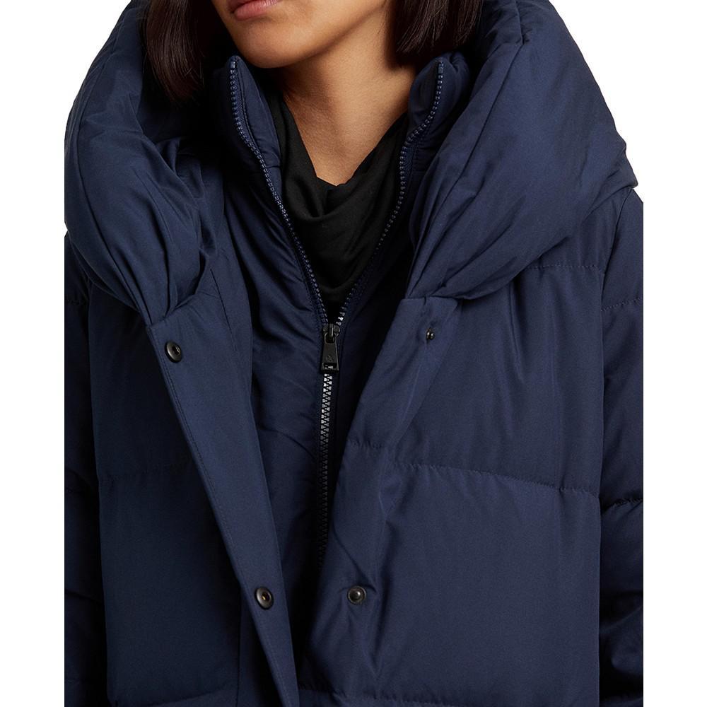 商品Ralph Lauren|Women's Oversized-Collar Hooded Down Coat,价格¥1662,第6张图片详细描述