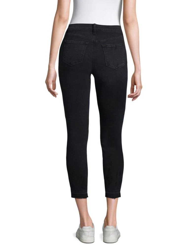 商品J Brand|835 Mid-Rise Released-Hem Distressed Cropped Jeans,价格¥921,第2张图片详细描述