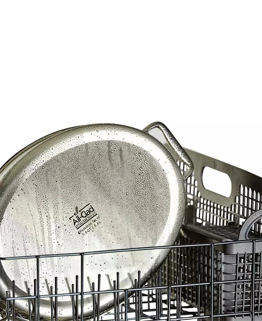 商品All-Clad|Stainless Steel 15" Oval Baker & Pot Holder Set,价格¥532,第3张图片详细描述