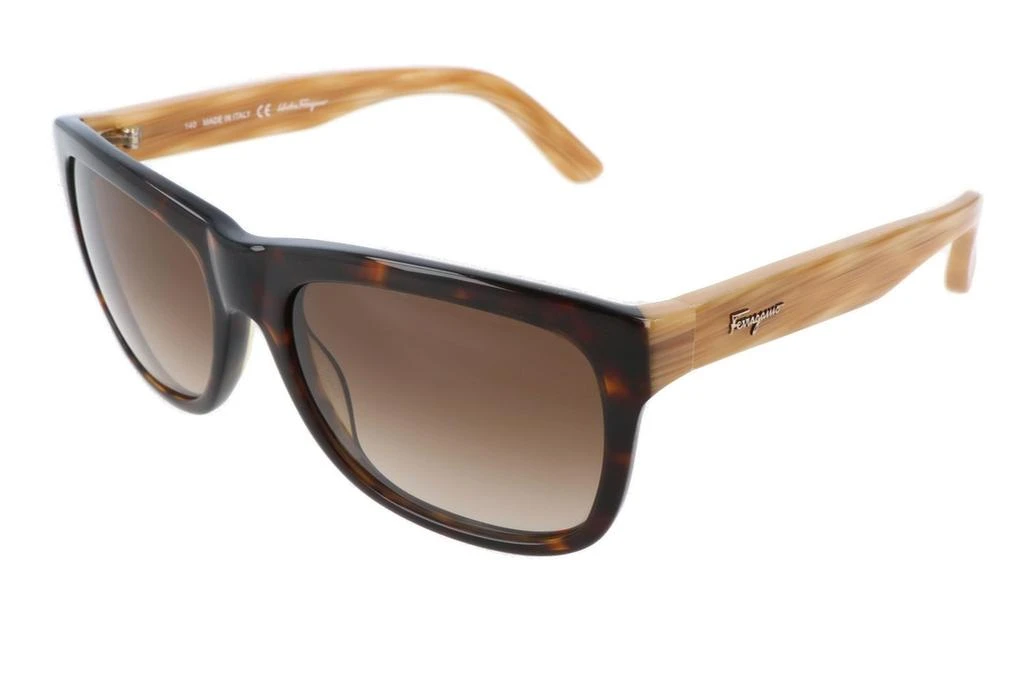 商品Salvatore Ferragamo|Salvatore Ferragamo Eyewear Rectangular Frame Sunglasses,价格¥1116,第2张图片详细描述