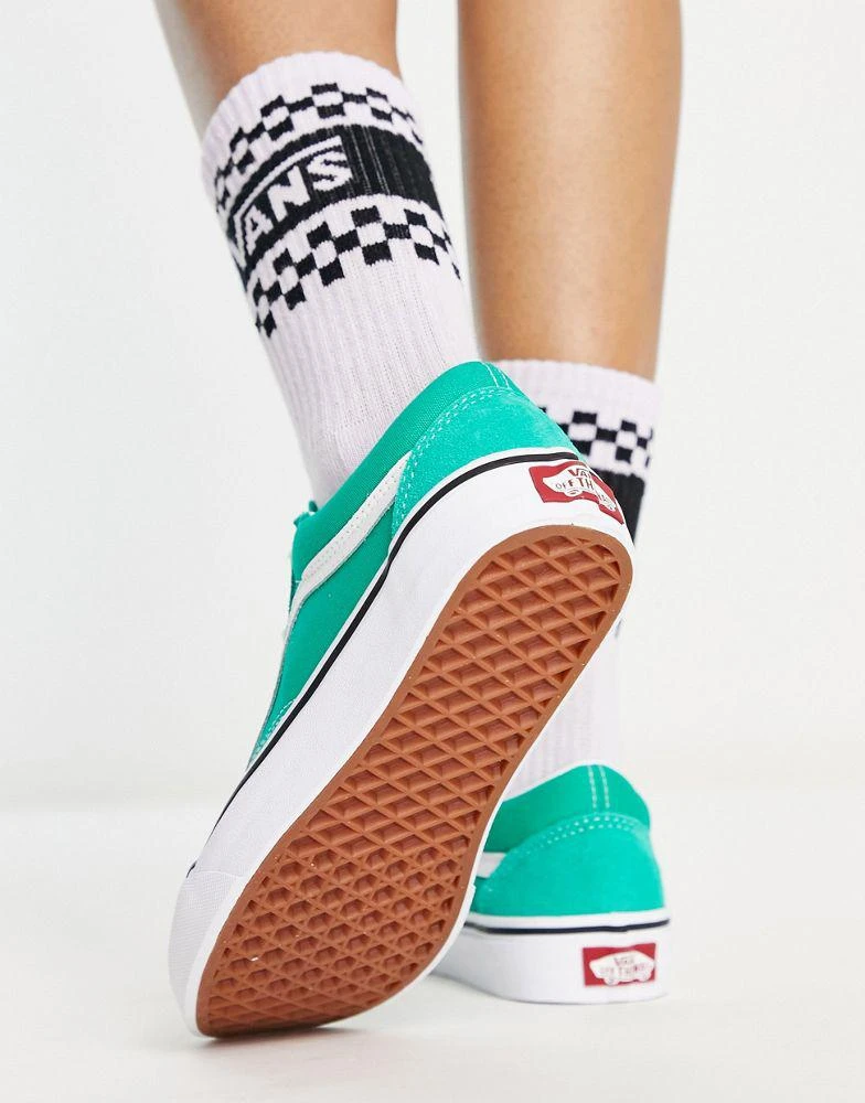 商品Vans|Vans Old Skool trainers in green ,价格¥461,第3张图片详细描述