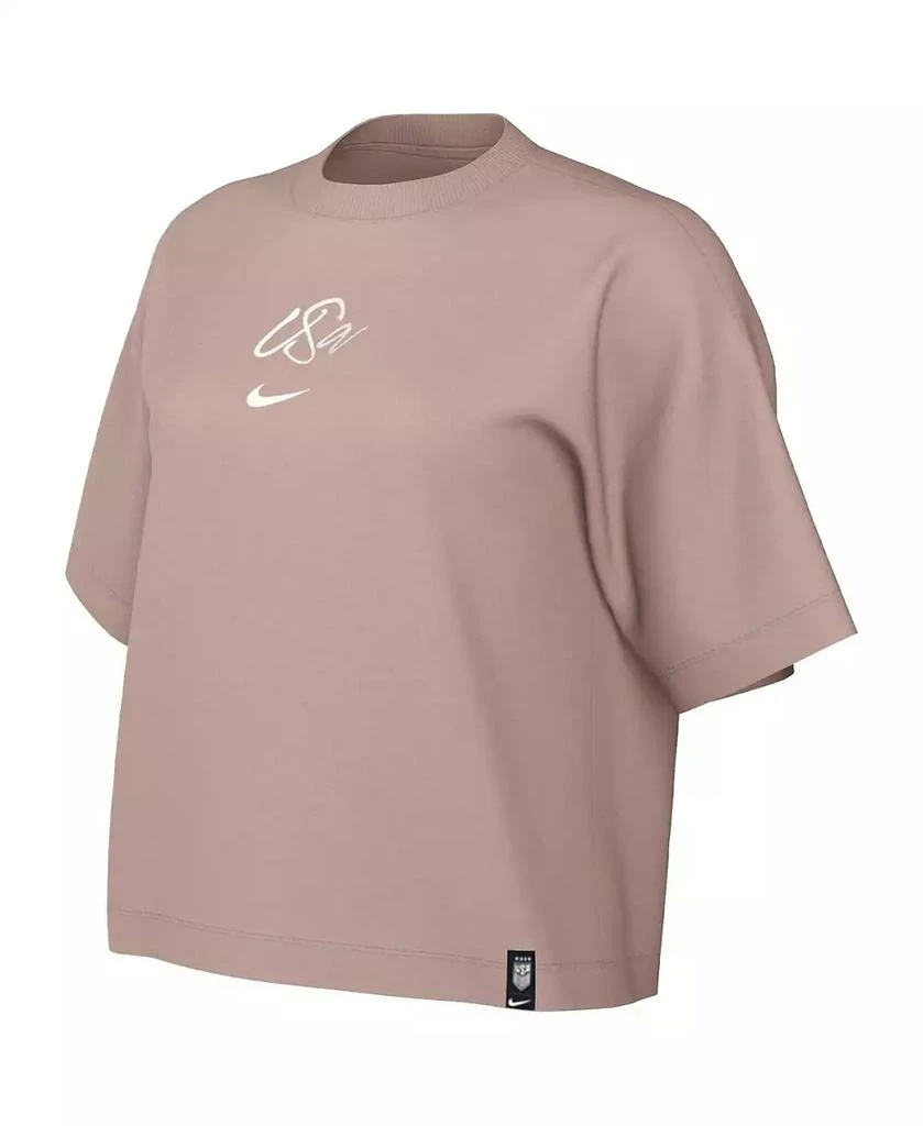 商品NIKE|Women's Tan USWNT Fearless T-shirt,价格¥198,第2张图片详细描述