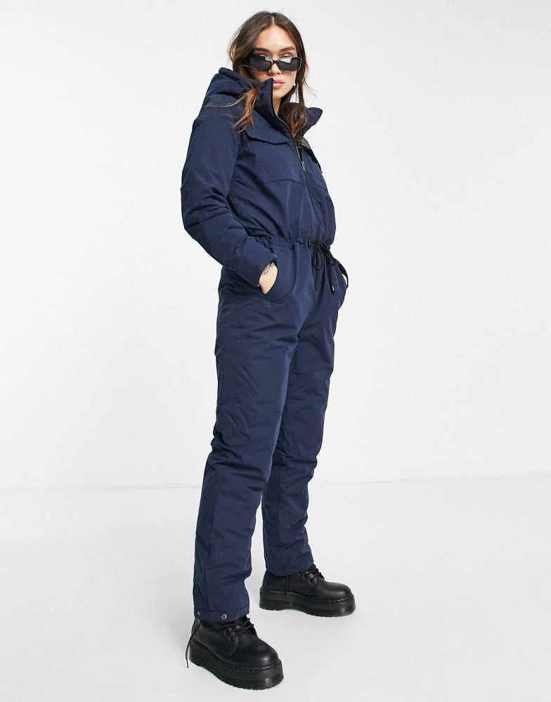 商品VERO MODA|Vero Moda utility jumpsuit in navy,价格¥385,第4张图片详细描述