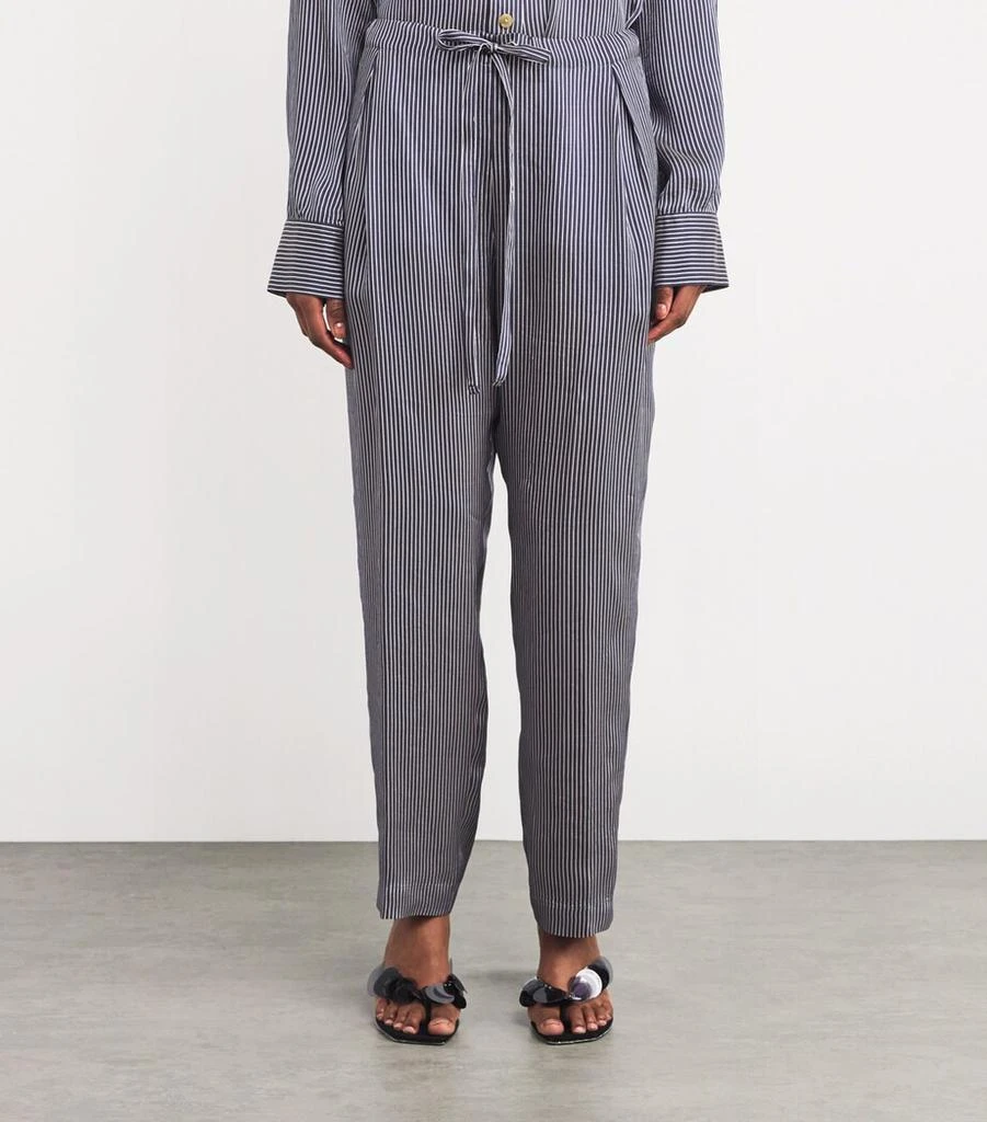 商品Khaite|Striped Trenton Trousers,价格¥9979,第3张图片详细描述