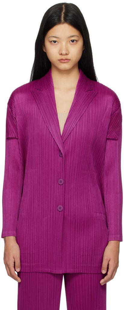 商品Pleats Please|紫色 Forward 2 大衣,价格¥5882,第1张图片