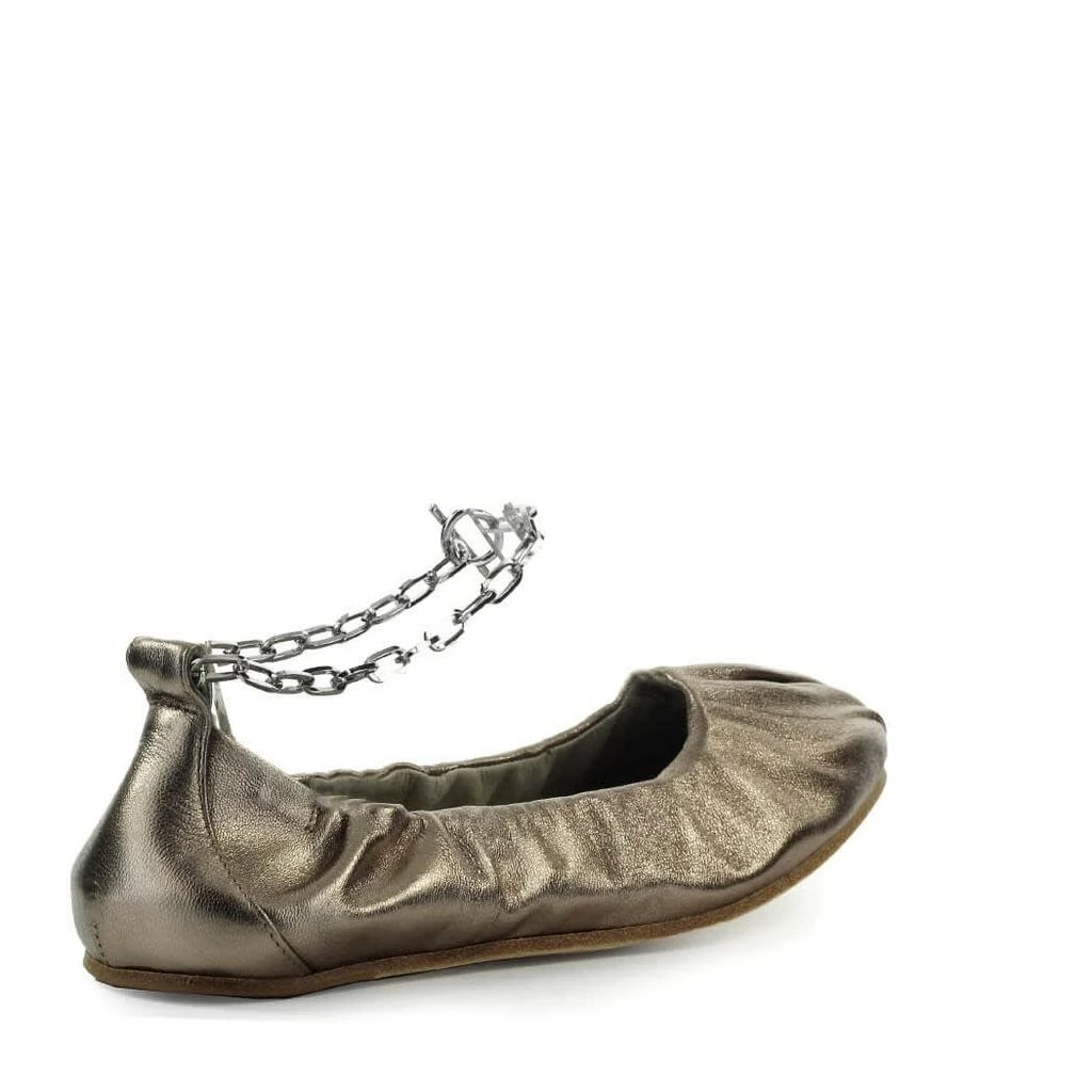 商品VIC MATIĒ|Vic Matié Velvet Bronze Ballet Flat Shoe,价格¥2143,第3张图片详细描述