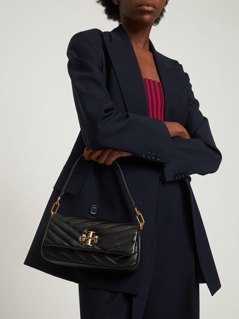 商品Tory Burch|Small Kira Chevron Leather Shoulder Bag,价格¥5630,第4张图片详细描述