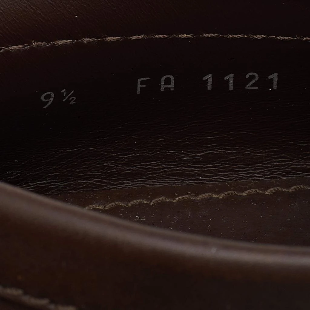 Louis Vuitton Brown Leather Hockenheim Slip On Loafers Size 43.5 商品