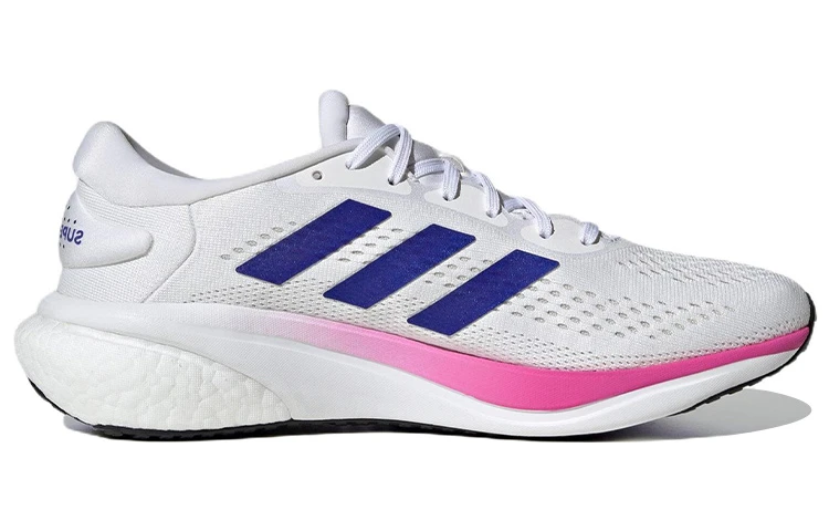 商品[国内直发] Adidas|adidas Supernova 2 舒适柔软 织物减震防滑耐磨透气轻便 低帮 休闲跑步鞋 男款 白蓝粉,价格¥485,第3张图片详细描述