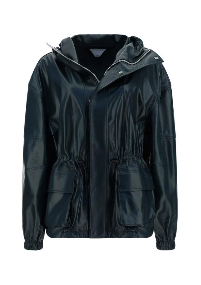Bottega Veneta Leather Jacket商品第1张图片规格展示
