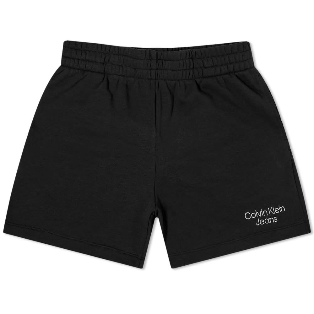 Calvin Klein Embroidery Wide Sweat Short商品第1张图片规格展示