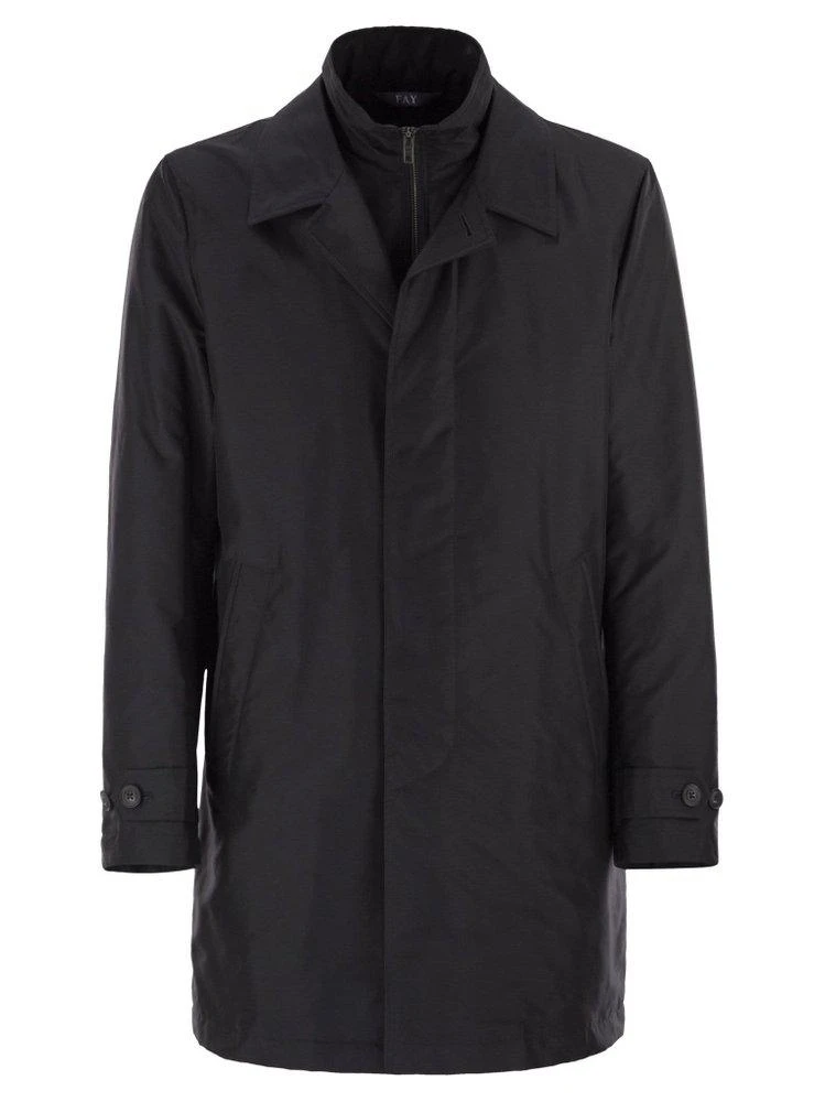 商品FAY|Fay Technical Poplin Raincoat,价格¥5760,第1张图片