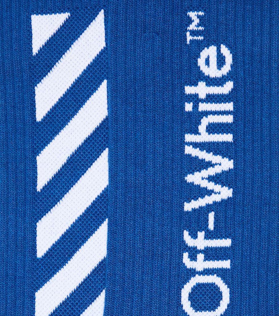 商品Off-White|Diag棉质混纺平纹针织袜子,价格¥287,第4张图片详细描述