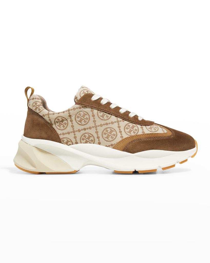 商品Tory Burch|T Monogram Good Luck Trainer Sneakers,价格¥2420,第1张图片