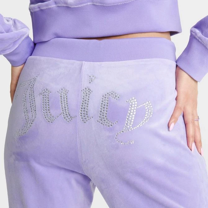 Women's Juicy Couture OG Big Bling Velour Track Pants 商品