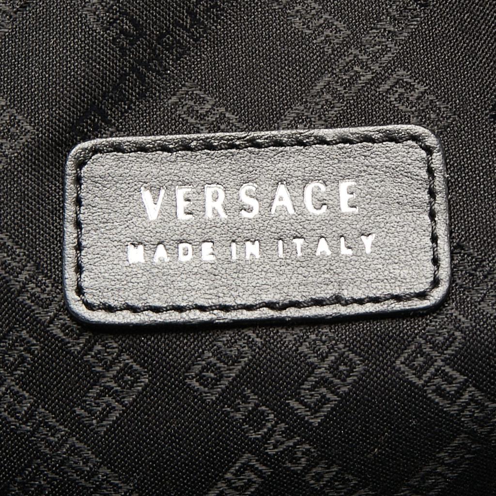 Versace Black Nylon and Leather Medusa Backpack商品第8张图片规格展示