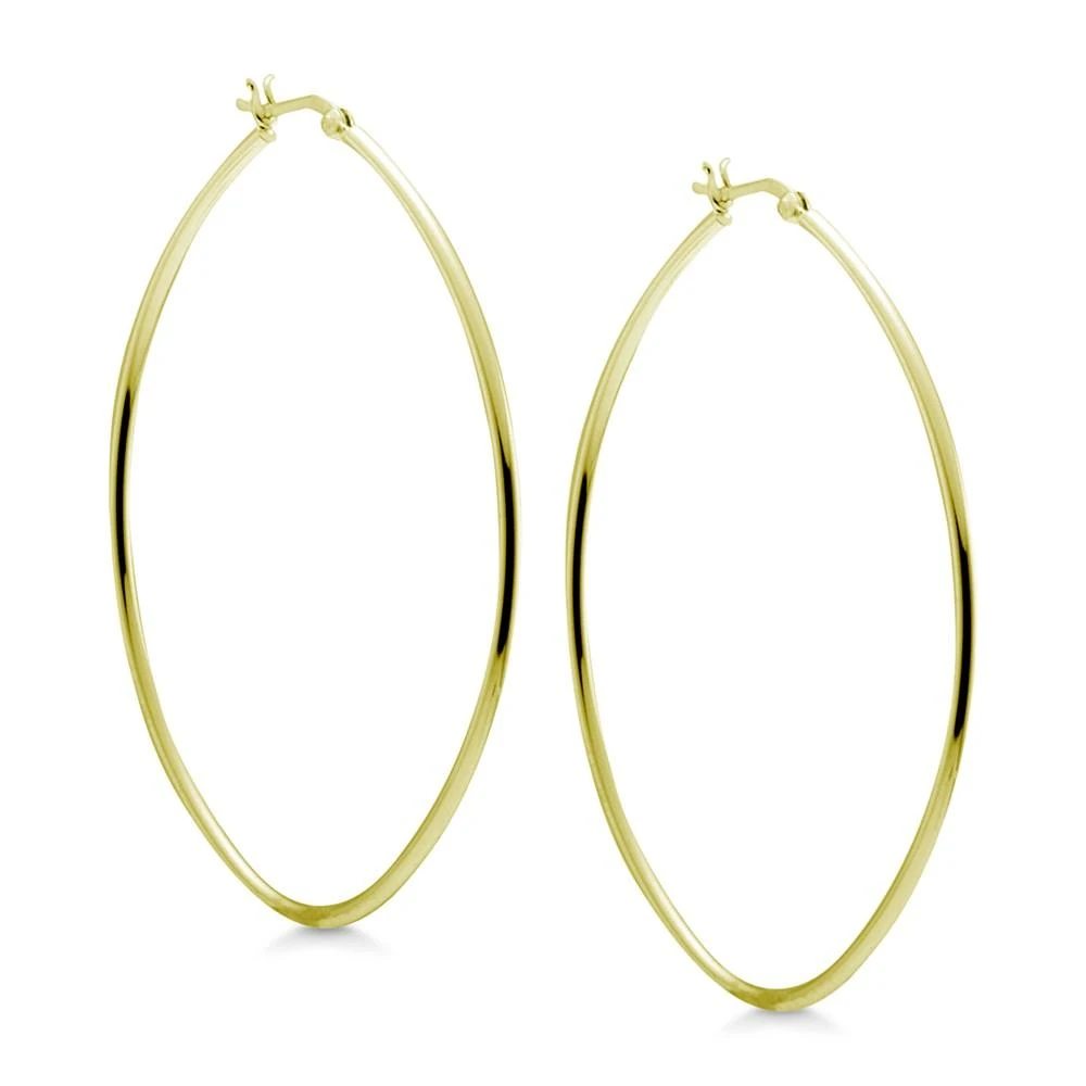 商品Essentials|And Now This Large Oval Large Hoop Earrings  in Gold-Plate,价格¥133,第1张图片