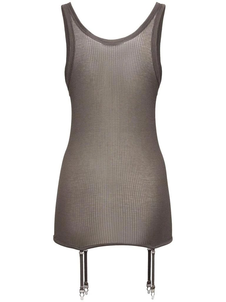 商品Lemaire|Viscose Silk Rib Tank Top W/suspenders,价格¥3126,第3张图片详细描述