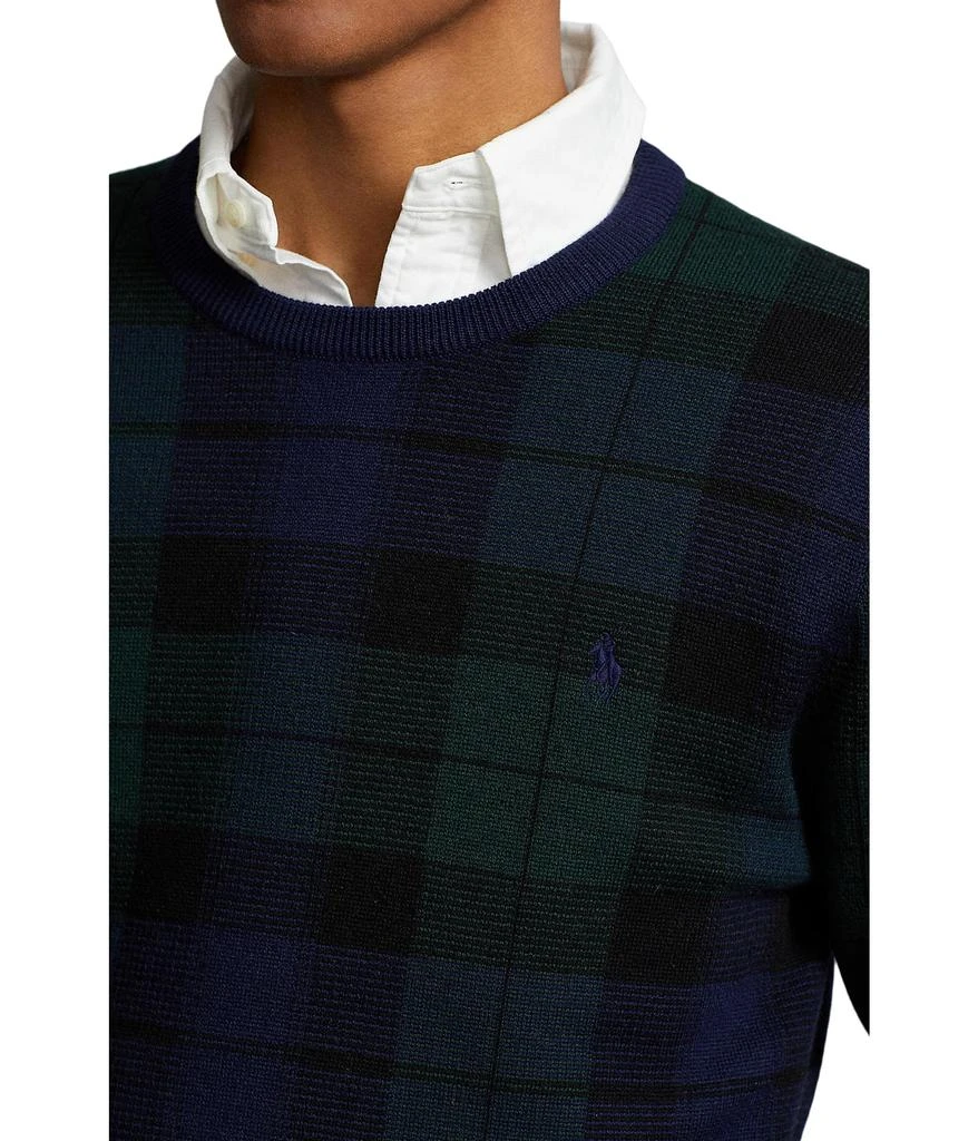 商品Ralph Lauren|Plaid Washable Wool Sweater,价格¥1230,第3张图片详细描述