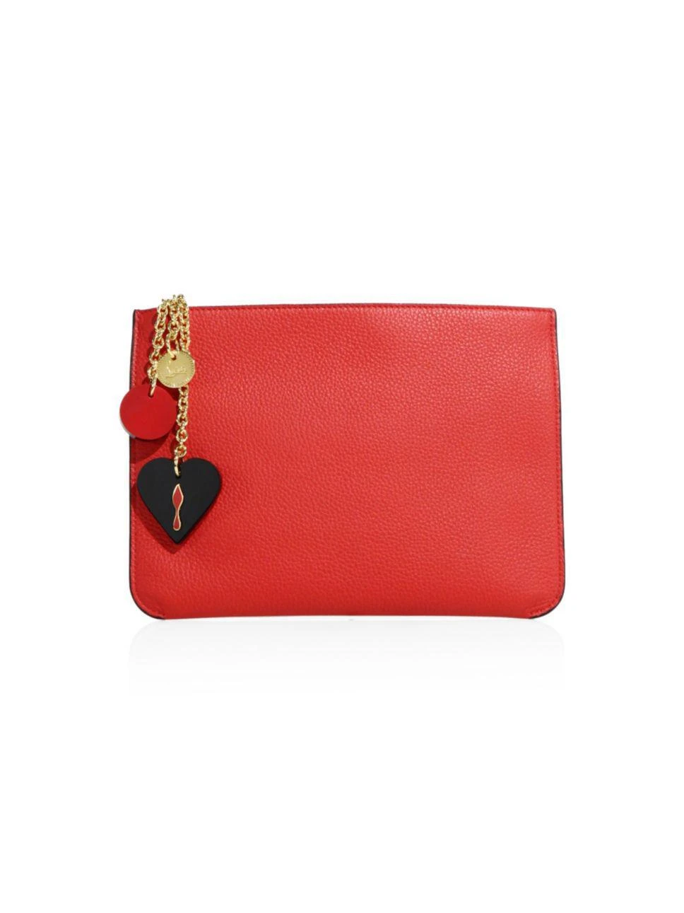 商品Christian Louboutin|Loubicute Leather Clutch,价格¥3527,第1张图片