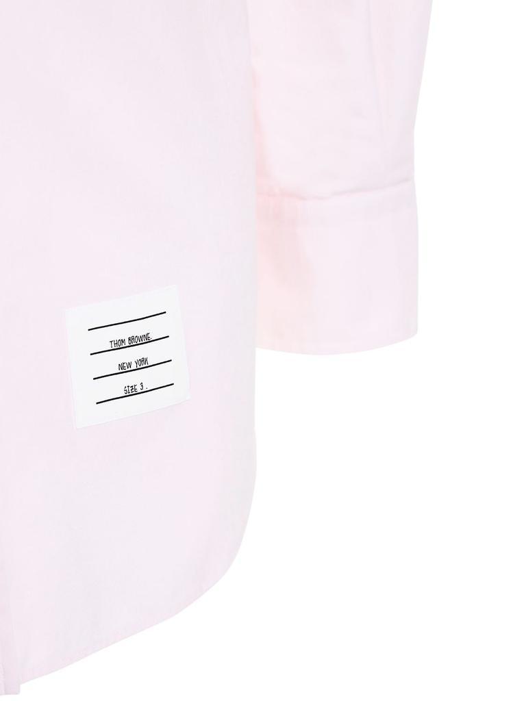 商品Thom Browne|Cotton Oxford Shirt W/ Satin 4 Bar,价格¥3094,第6张图片详细描述
