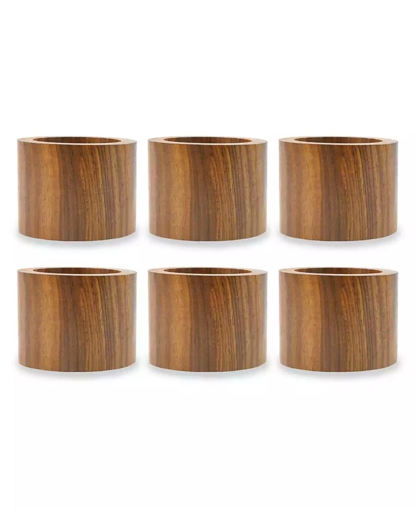 商品Design Imports|Wood Band Napkin Ring, Set of 6,价格¥291,第1张图片