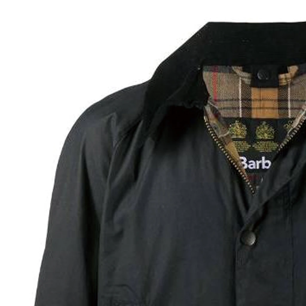 商品[国内直发] Barbour|Barbour Ashby男士四季纯棉经典格纹里涂蜡油蜡夹克,价格¥2804,第7张图片详细描述
