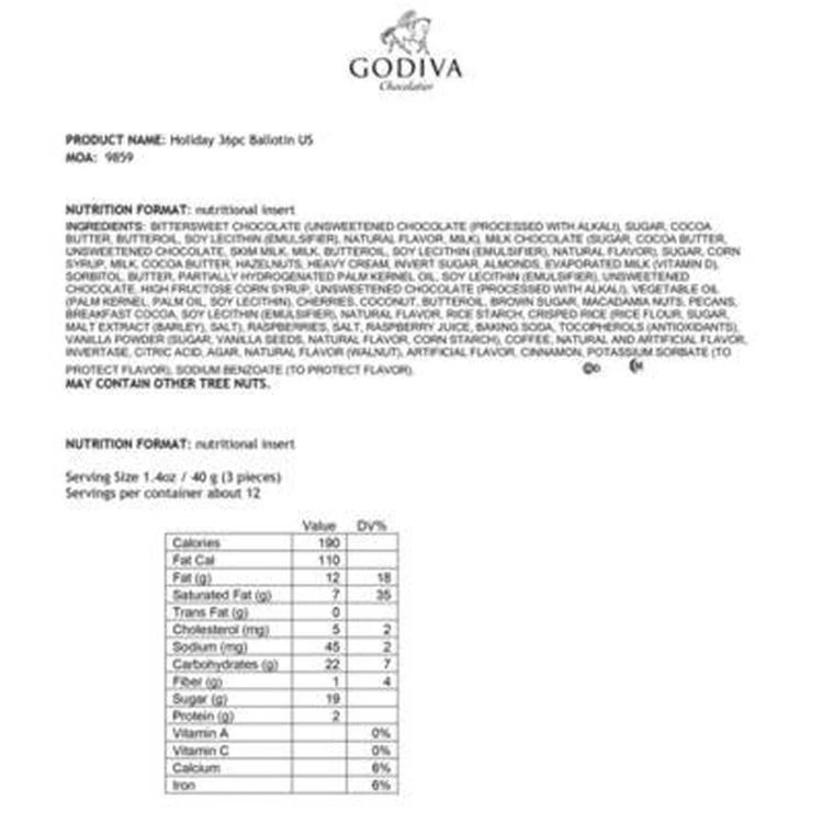 商品Godiva®|Chocolatier 36-Piece Valentine's Day Ballotin,价格¥365,第2张图片详细描述