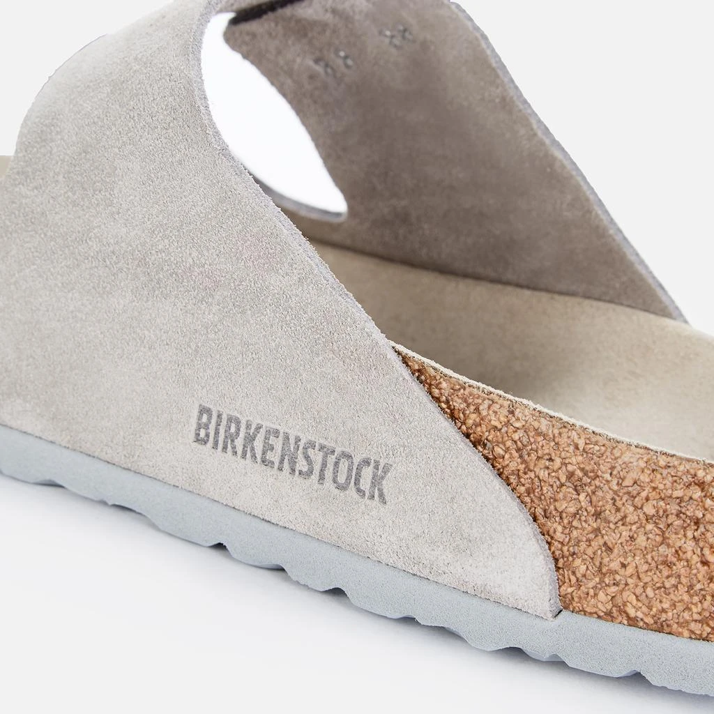 商品Birkenstock|Birkenstock Men's Arizona Suede Double Strap Sandals - Stone Coin,价格¥592,第4张图片详细描述