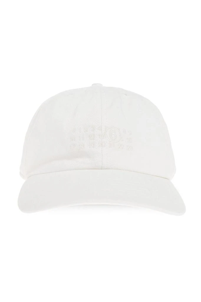 商品MM6|MM6 Maison Margiela Logo Embroidered Baseball Cap,价格¥2063,第1张图片