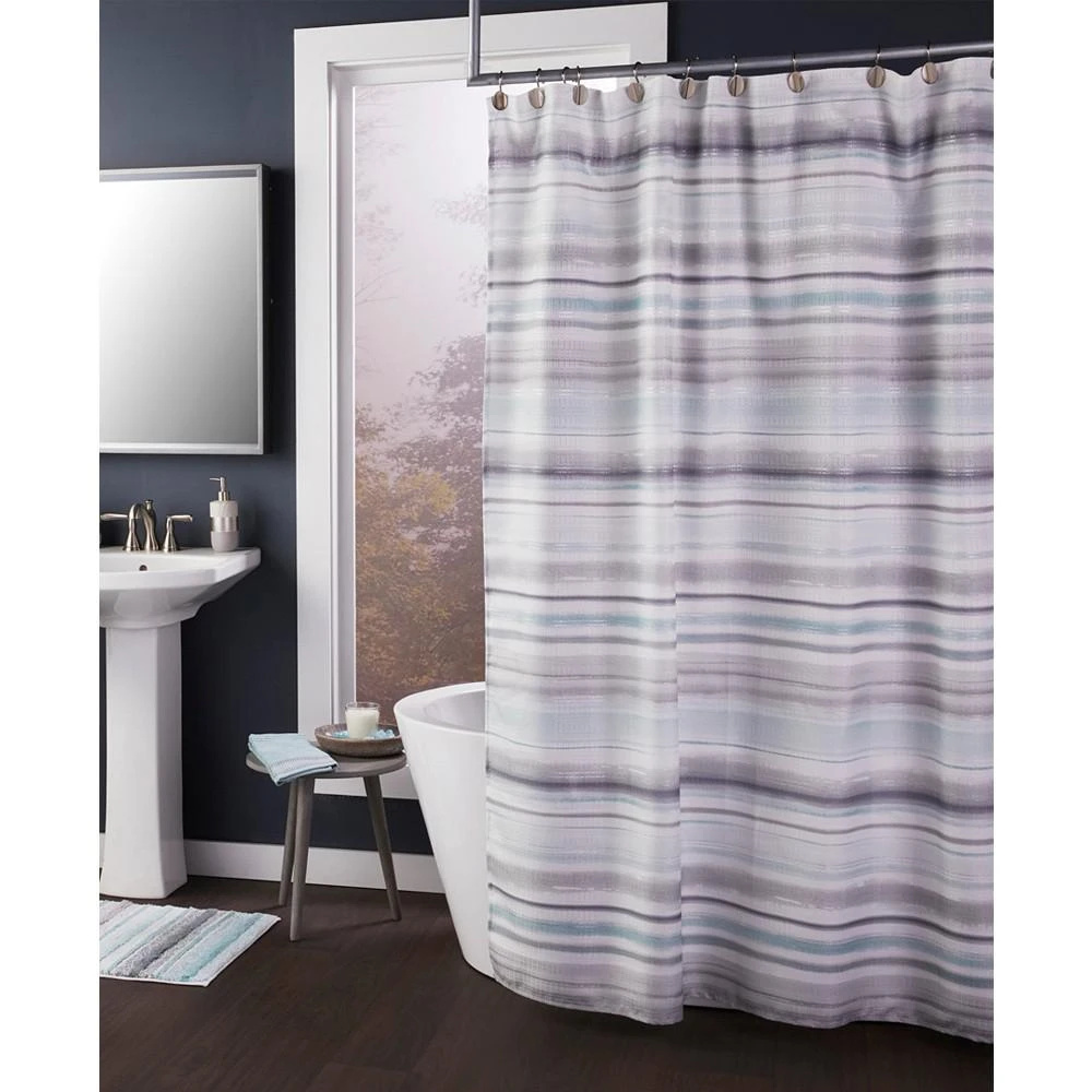 商品SKL Home|Water Stripe Shower Curtain,价格¥292,第2张图片详细描述