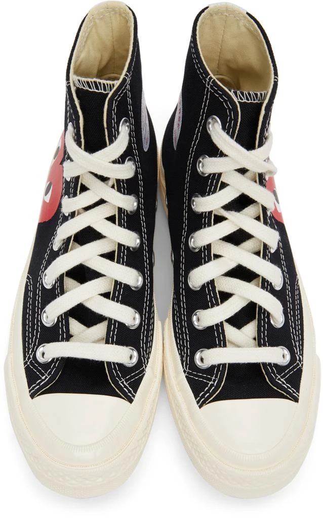 商品Comme des Garcons|Black Converse Edition Half Heart Chuck 70 High Sneakers,价格¥1194,第5张图片详细描述