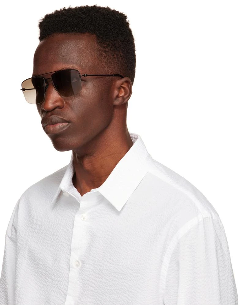 商品Giorgio Armani|Black Gradient Sunglasses,价格¥2286,第4张图片详细描述