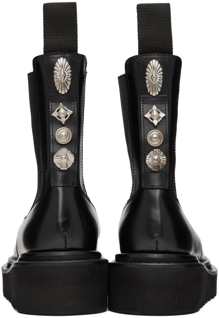 Black Leather Boots商品第2张图片规格展示
