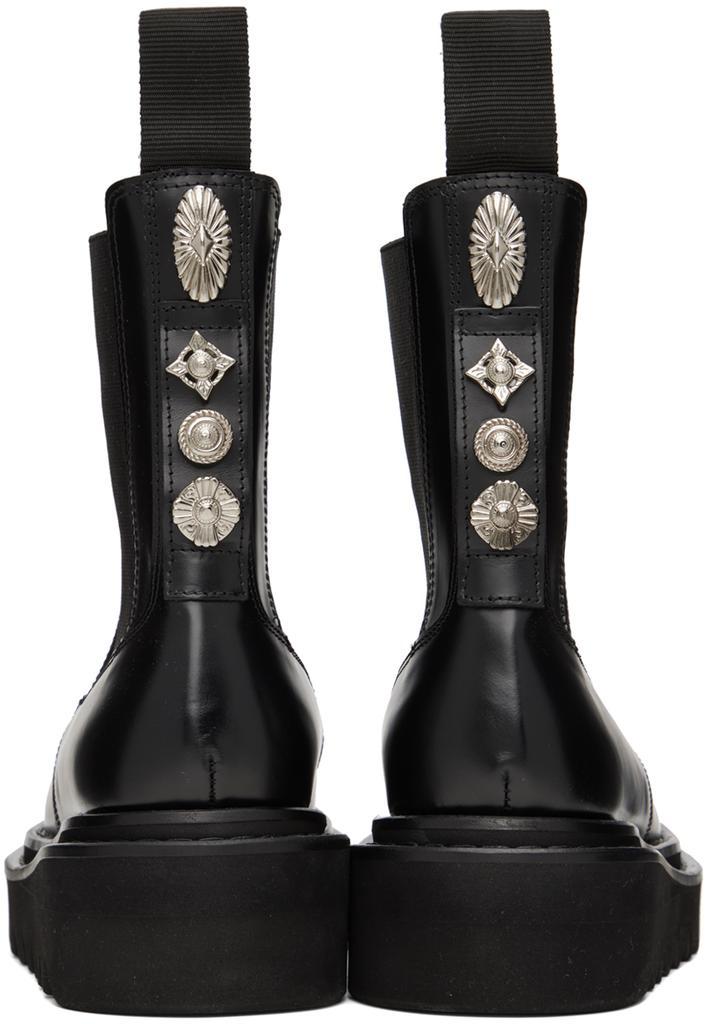 商品Toga Pulla|Black Leather Boots,价格¥3056,第4张图片详细描述