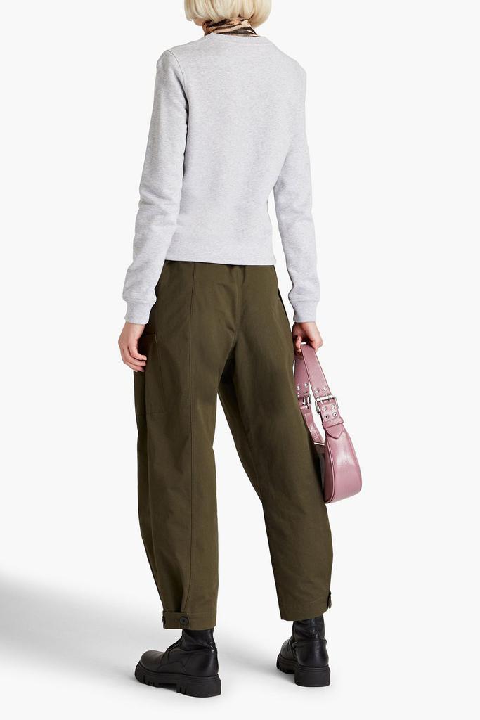 商品Kenzo|Embroidered mélange French cotton-terry sweatshirt,价格¥1052,第1张图片