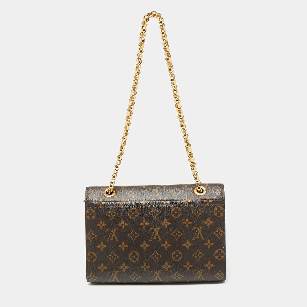 商品[二手商品] Louis Vuitton|Louis Vuitton Monogram Canvas Aurore Leather Victoire Chain Bag,价格¥14260,第4张图片详细描述