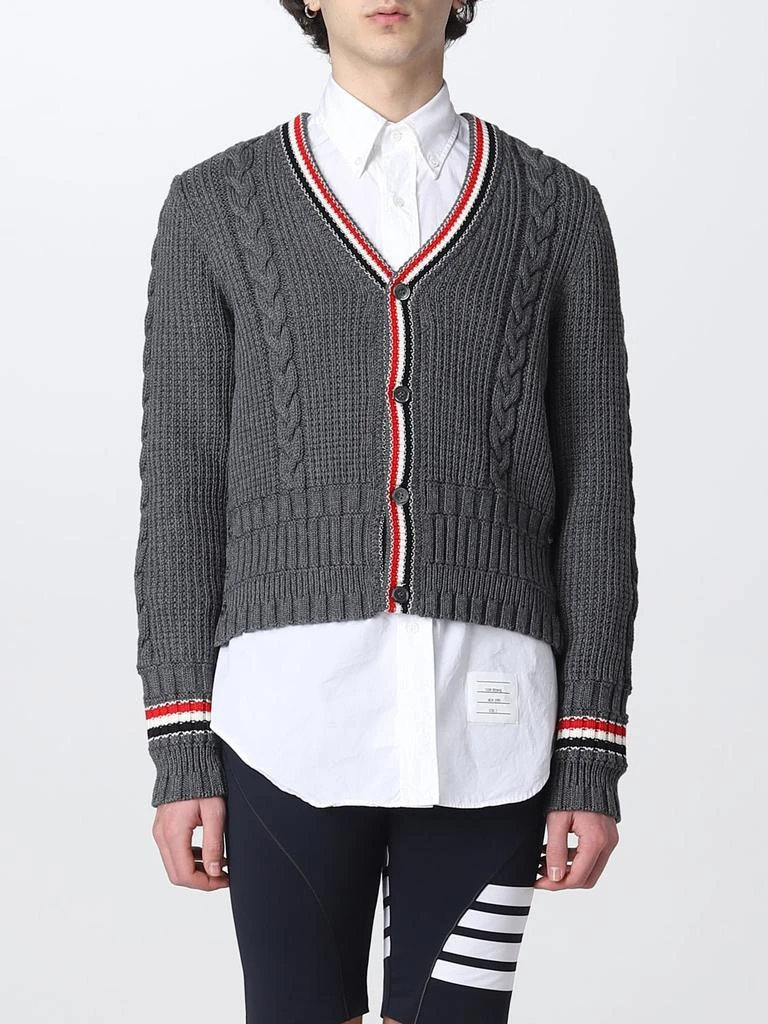 商品Thom Browne|Thom Browne cardigan in wool,价格¥7897,第1张图片