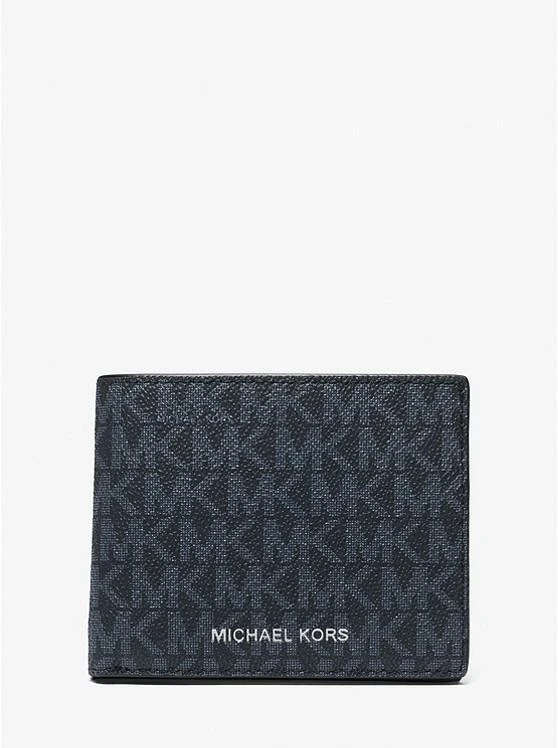 商品Michael Kors|Logo Slim Billfold Wallet with Keychain,价格¥443,第1张图片