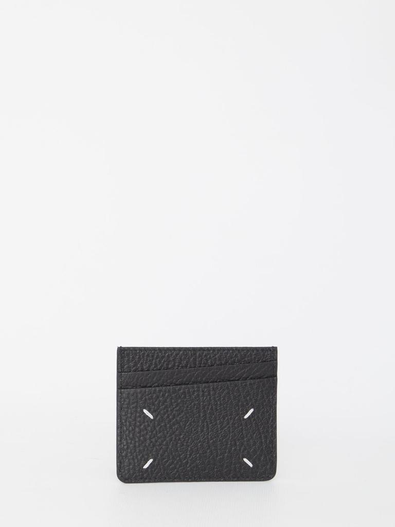 Black leather cardholder商品第2张图片规格展示