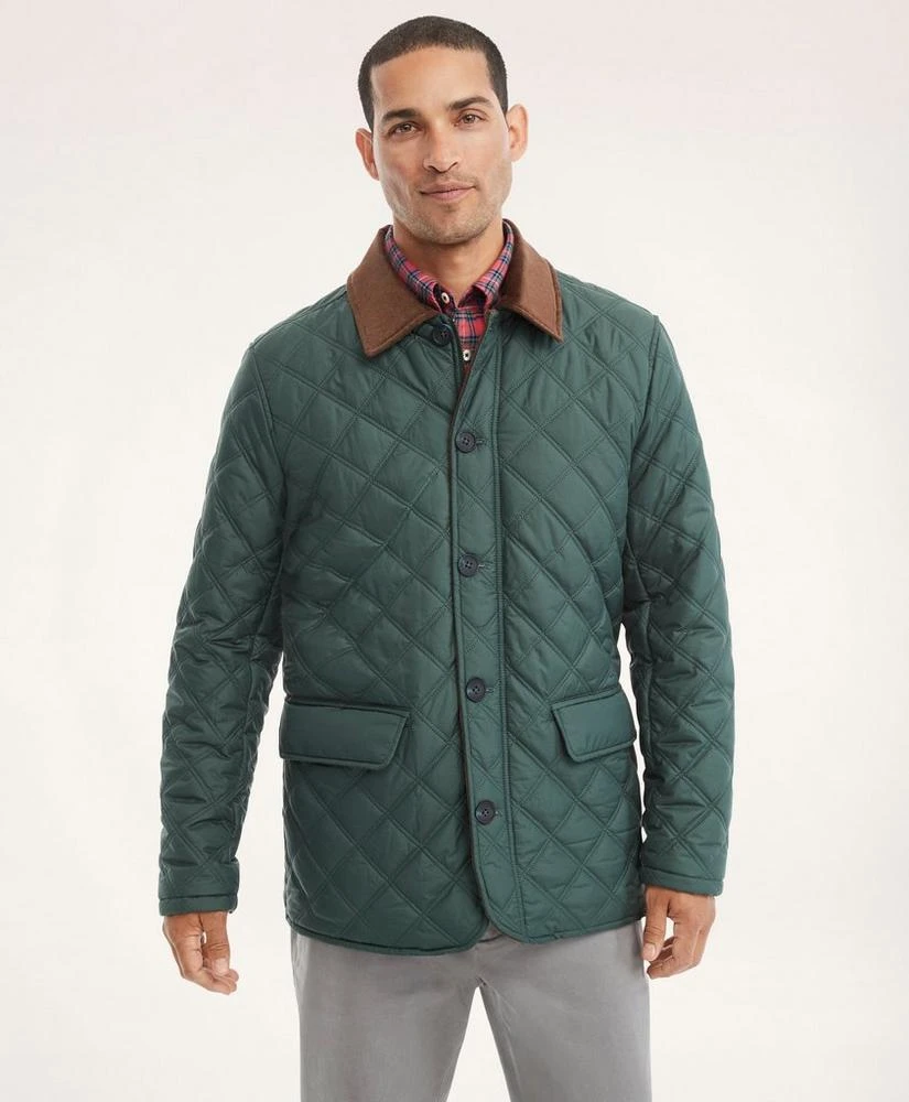 商品Brooks Brothers|布克兄弟 男士纯色保暖宽松棉衣外套,价格¥1722-¥2459,第1张图片