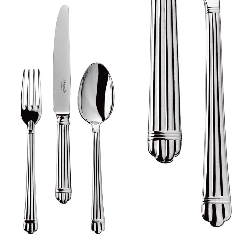 商品Christofle|Silver Plated Aria Demi-Tasse Spoon 0022-036,价格¥368,第1张图片
