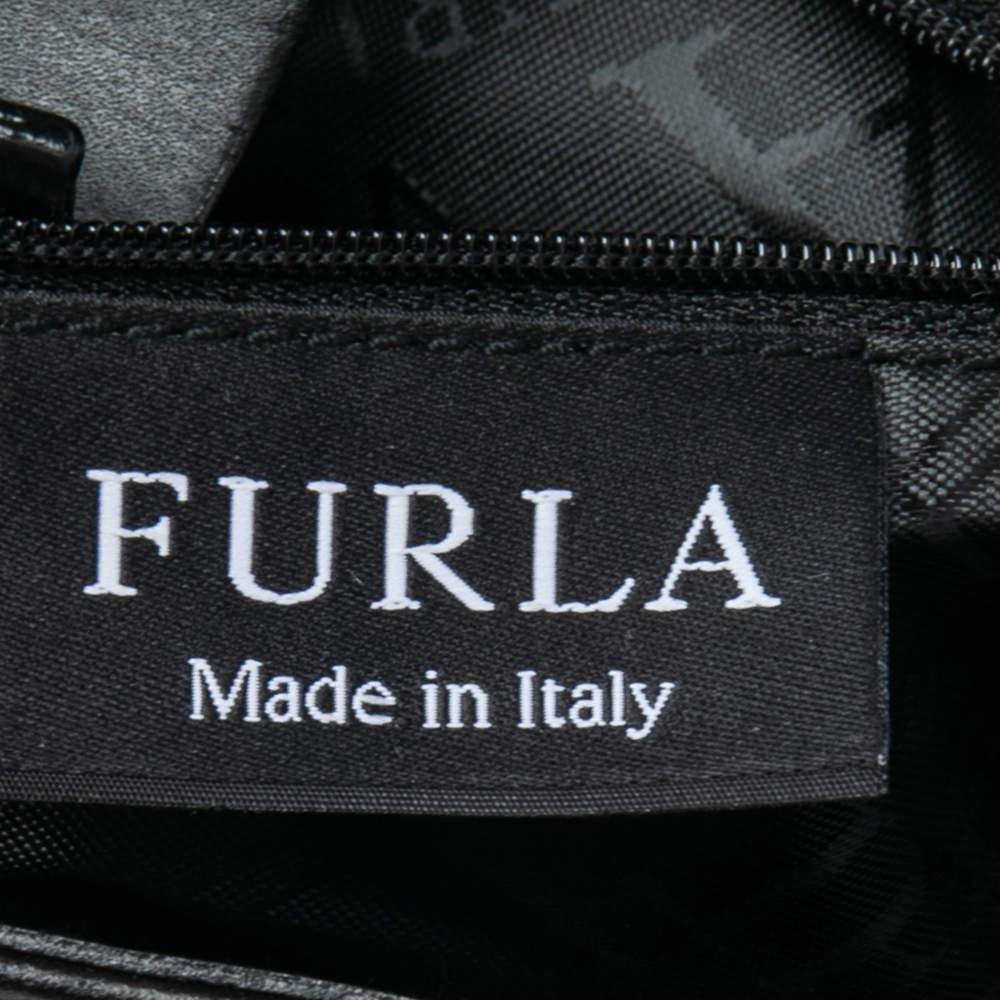 Furla Black Leather Shoulder Bag商品第8张图片规格展示
