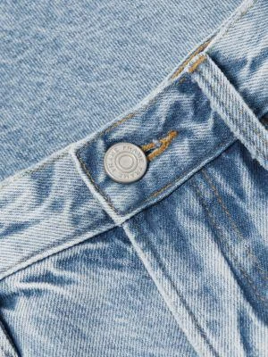 商品FRAME|High Rise Denim Bermuda Shorts,价格¥315,第5张图片详细描述