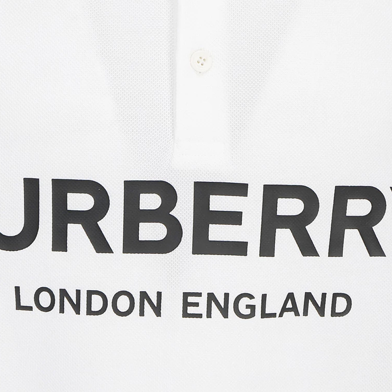 Burberry 博柏利 男士白色短袖衬衫 8009498商品第2张图片规格展示