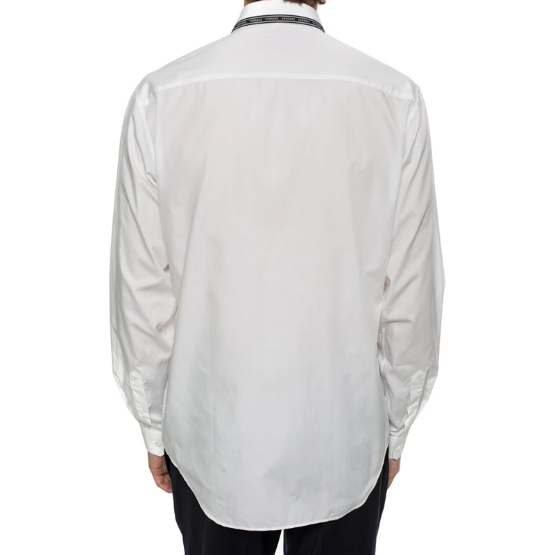 VERSACE 范思哲 白色棉质男士长袖衬衫 A81521-A230231-A001 商品