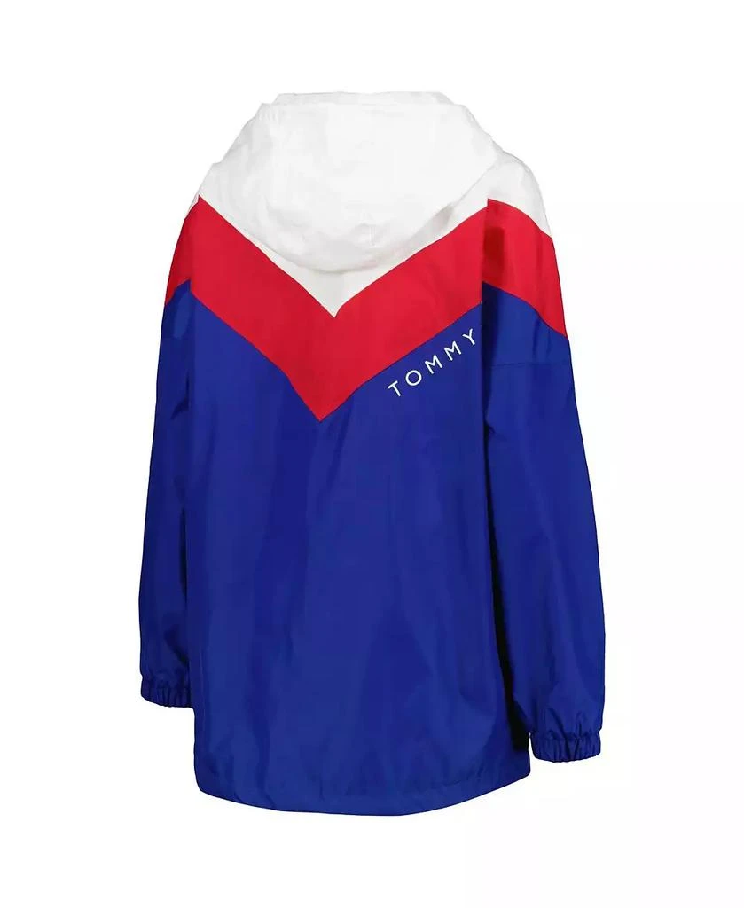 商品Tommy Hilfiger|Women's Blue, Red New York Rangers Staci Half-Zip Windbreaker Jacket,价格¥696,第2张图片详细描述