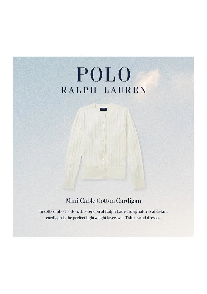 商品Ralph Lauren|赵露思同款女大童纯棉针织开衫,价格¥360,第3张图片详细描述