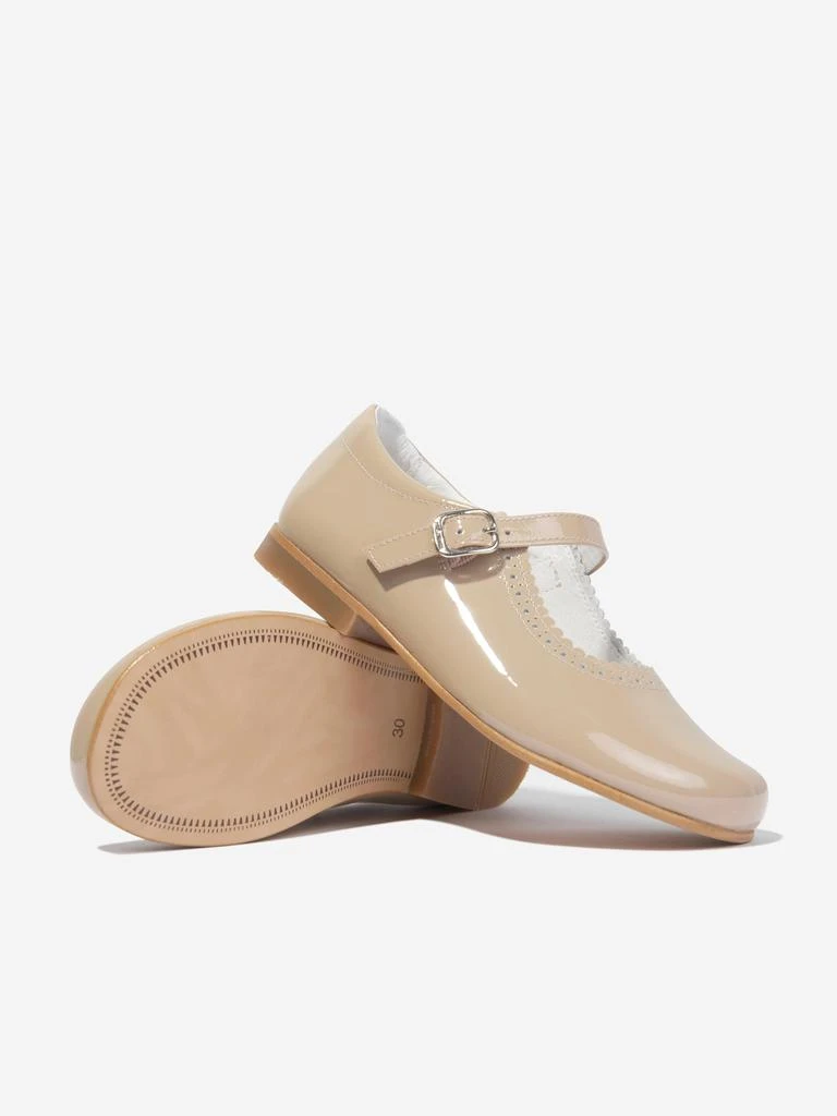 商品Andanines|Andanines Girls Patent Leather Mary Jane Shoes in Beige,价格¥679,第2张图片详细描述