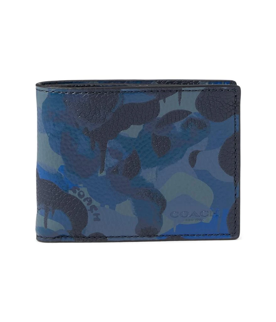 商品Coach|Slim Billfold Camo Leather,价格¥733,第1张图片
